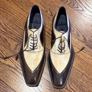 Cuadra Two-Tone Spectator Oxford Dress Shoes – Size 14M